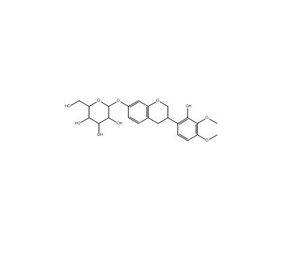 黃芪異黃烷苷， 7,2'-二羥基-3',4'-二甲氧基-異黃烷-7-O-b-D-葡萄糖苷 HPLC98% 中藥標準品 對照品