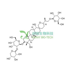 鳳仙萜四醇苷 F HPLC98% Hosenkoside F CAS 160896-45-7 中藥對照品 分析標準品