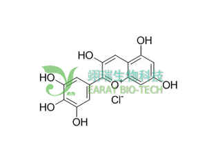 飞燕草色素，氯化飞燕草色素 HPLC98%Delphinidin chloride CAS：528-53-0 中药对照品 分析标准品