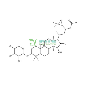 乙酰升麻醇-3-O-α-L-阿拉伯糖苷 HPLC98% 23-O-Acetylshengmanol-3-O-α-L-arabinopyranside CAS：402513-88-6 中药对照品 分析标准品